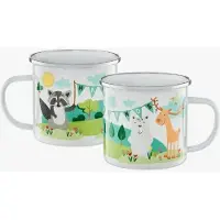 Usorteret Ambition Junior Forest Team Emaille Mok 520ml - Vrolijke Dierenprint