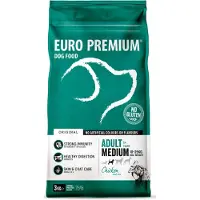 Euro Premium Adult Medium Chicken & Rice hondenvoer 2 x 3 kg