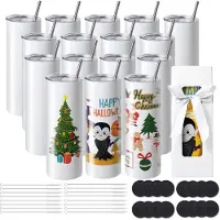 Vevor 16-pack rechte sublimatiebekers