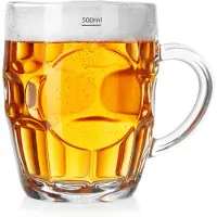 SuperMerchantEU Glazen bierpul 500 ml