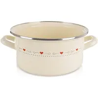 Orion Tonca Serie - Emaliowane Pan - 24cm - 4 L - Crème