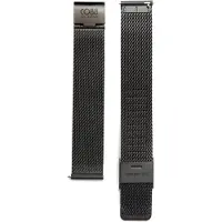 CO88 Collection Horlogeband 5-MTS016 Mesh Horlogeband - Ø16 mm Zwart