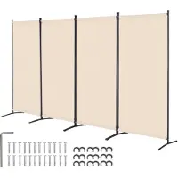 Vevor Room Divider 4 Panelen Scherm 3464 x 1840 x 520 mm