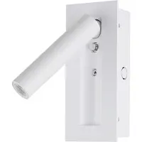 V-TAC 239986 Bedlamp LED LED 2 W Warmwit Energielabel: G (A - G) Wit