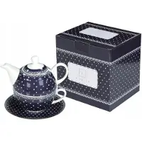 Livello Thee-set: 400ml theepot met 250ml kop & schotel,