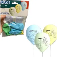De Smurfen 8 Latexbalonnen van