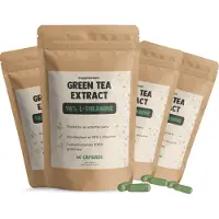 Cupplement - Groene thee Extract Capsules 500mg (L-Theanine) - Multipack 240 St