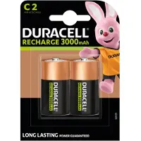Duracell 10x Oplaadbare Batterijen Ultra C 2 stuks