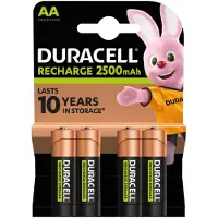Duracell 2x Oplaadbare Batterijen Aa 4 Stuks