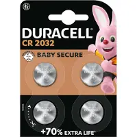 Duracell 4x Knoopcelbatterijen 2032 4 stuks