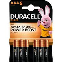 Duracell 3x Alkaline Batterijen Mainline Bst Aaa 6 Stuks