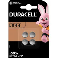 Duracell 4x Knoopcelbatterijen LR44 4 stuks