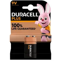 Duracell 5x Alkaline Batterijen Plus 100 9v