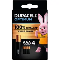 Duracell 4x Alkaline Batterijen Optimum AAA 4 stuks