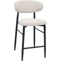 Giga Meubel Barstoel Alexia Beige/Zwart