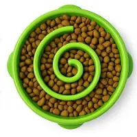 BOTC Anti Schrokbak Hond - Voerbak Hond - Slow Feeder - L - Groente