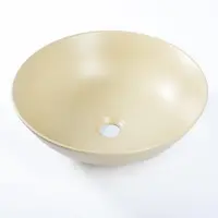 Qeramiq Dely Waskom - 40x40x13.5cm - rond - keramiek - beige