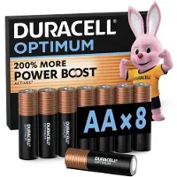 Duracell 12x Alkaline Batterijen Optimum AA 8 stuks