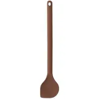 Orion SILLINIE Serie - Silicone Keuken Spatel - 28 cm - Antislip Handvat - Hittebestendig Bruin
