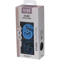 BIBS - Pacifier Studio Colour 2 PACK - Bumblebee Latex - Size 2 Breeze Mix