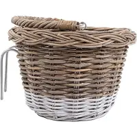 Wicked - fiets mand aan stuur (ovaal) - met witte streep