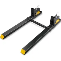 Vevor palletvork 1490x100x230mm vorkenbord 1814kg laadvermogen vorken 149cm totale lengte met 109,2cm vorkblad heftruck 495-915mm verstelbare heftrucktanden frontlader palletframe