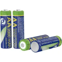 Gembird Oplaadbare Ni-MH AA batterijen 'ready-to-use', 2000 mAh, 4 stuks