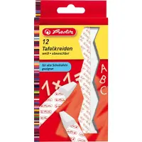 Herlitz 08648107 Wit 12stuk(s) krijt