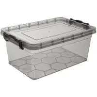 Orion Voedselcontainer met deksel, grijs, 14 liter