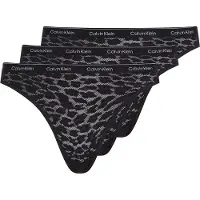 Calvin Klein Underwear Slip 'Icon Lace' lichtgrijs / zwart