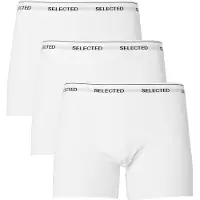 Selected 3-pack Boxershorts Heren Wit S