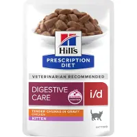 Hill's Pet Nutrition i/d Digestive Care - Prescription Diet - Kitten - Maaltijdzakje
