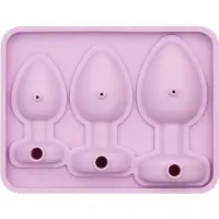 Lovetoy - Siliconen IJsblokjesvorm - Buttplug Set - Lila