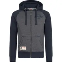 Lonsdale Sweatvest 'Slough' navy / blauw gemêleerd