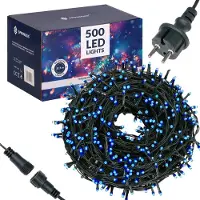 Springos Kerstboomverlichting | Met 500 LED Lampjes | 30 M | Blauw