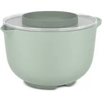 Mepal Beslagkom met spatdeksel Chef it - 3 l - Schaal - Magnetron- en vaatwasmachinebestendig - Bakspullen - Nordic sage