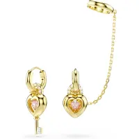 Swarovski Oorbellen goud / rosa