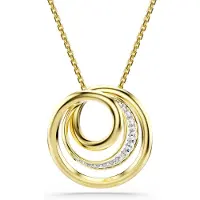 Swarovski Ketting goud / transparant