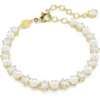 Swarovski Armband goud / transparant