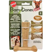 Spot Kauwspeelgoed Hond Bam-Bones Plus Easygrip Kip Small 8,5 X 3,5 X 10,3 Cm