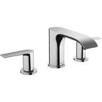 Hansgrohe vivenis 3-gats wastafelmengkraan 90 met popup trekwaste, chroom