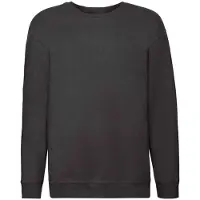 Fruit Of The Loom Sweatshirt met Drop Shoulder voor Kinderen/Kinderen (Zwart)