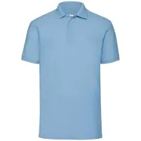 Fruit Of The Loom Heren Piqué Polo Shirt (Hemelsblauw)