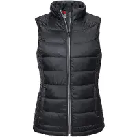 Russell athletic Russell Vrouwen/dames Nano Gewatteerde Bodywarmer (Zwart)