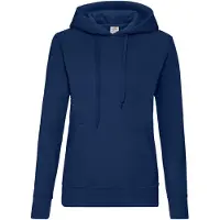 Fruit Of The Loom Dames/Dames Heather Classic Hoodie (Marine)
