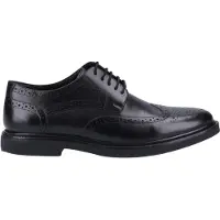 Hush puppies Heren Kingston Leren Brogues (Zwart)
