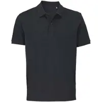 Sols Unisex Pegase Piqué Poloshirt voor Volwassenen (Zwart)