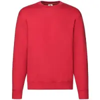 Fruit Of The Loom Heren Premium Drop Shoulder Sweatshirt (Rood)