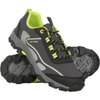 Mountain Warehouse Softshell wandelschoenen voor kinderen (Helder groen)