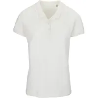 Sols Dames/Dames Planet Piqué Biologisch Poloshirt (Gebroken wit)